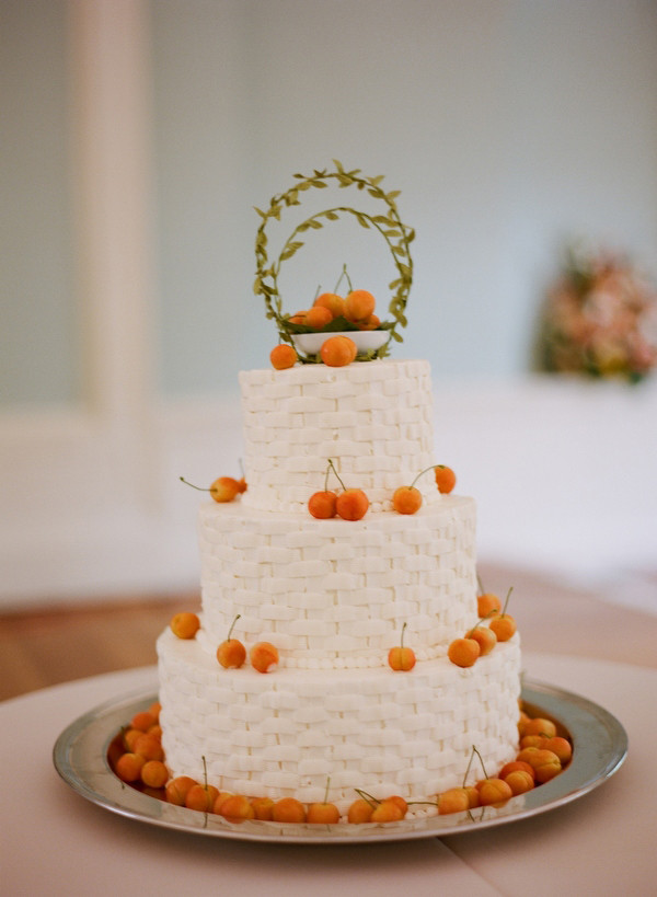 Basket Weave Wedding Cakes
 Real Wedding Claire & Matt