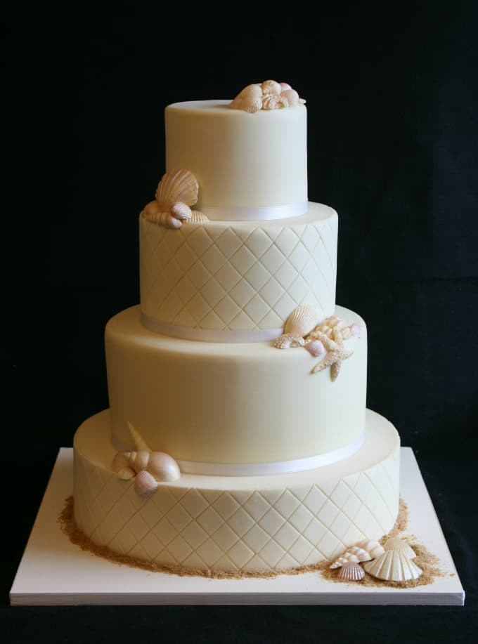 Beach Themed Wedding Cakes
 Gallery of Beach Theme Wedding Cakes