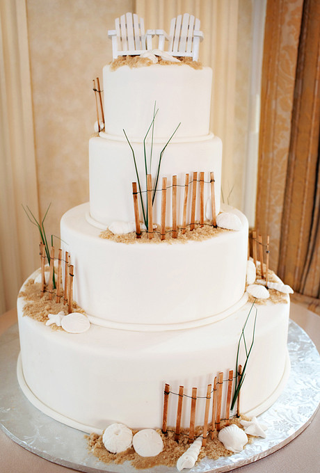 Beach Themed Wedding Cakes
 beach themed cakes