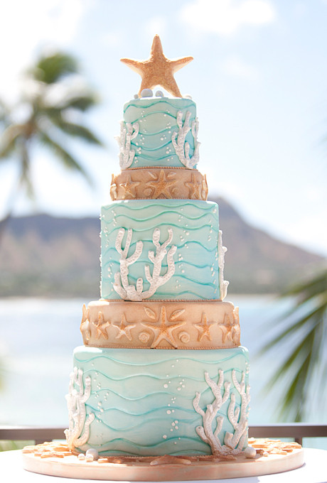 Beach Themed Wedding Cakes Pictures
 beach wedding cakes