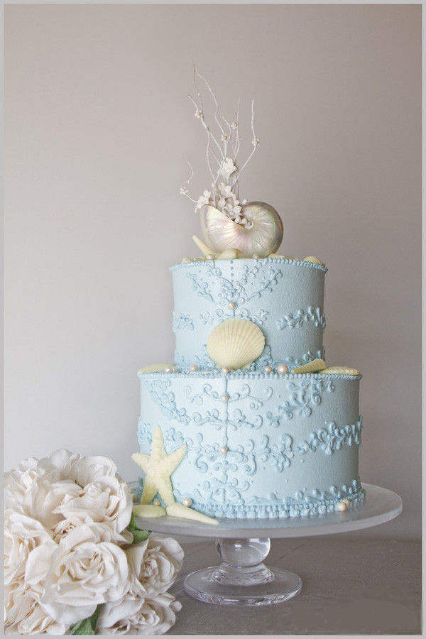 Beach Themed Wedding Cakes
 beach wedding cakes Archives Blue Bridesmaid Dresses