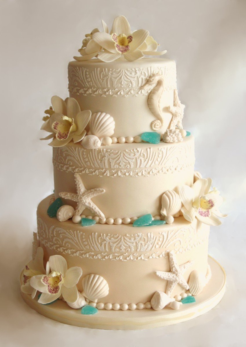 Beach Wedding Cakes Pictures
 beach wedding cake Cake Decorating munity Cakes We