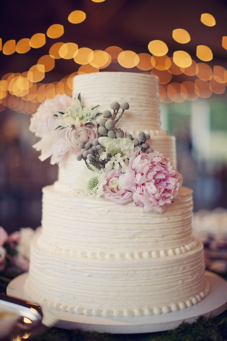 Beautiful Simple Wedding Cakes
 White Oaks Ranch Wedding from Sarah Kate