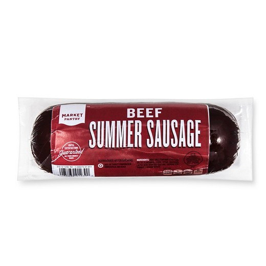 Beef Summer Sausage
 Beef Summer Sausage 16 oz Market Pantry Tar