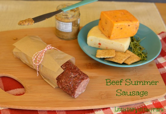 Beef Summer Sausage
 Beef Summer Sausage Little Dairy the Prairie