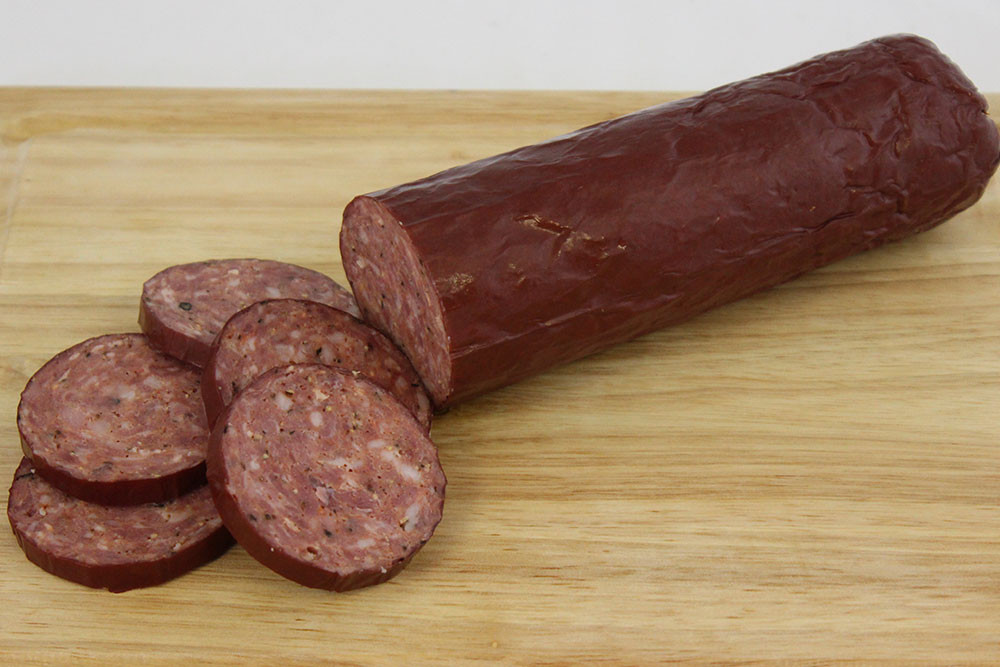 Beef Summer Sausage
 Pork & Beef Summer Sausage Juniors Smokehouse