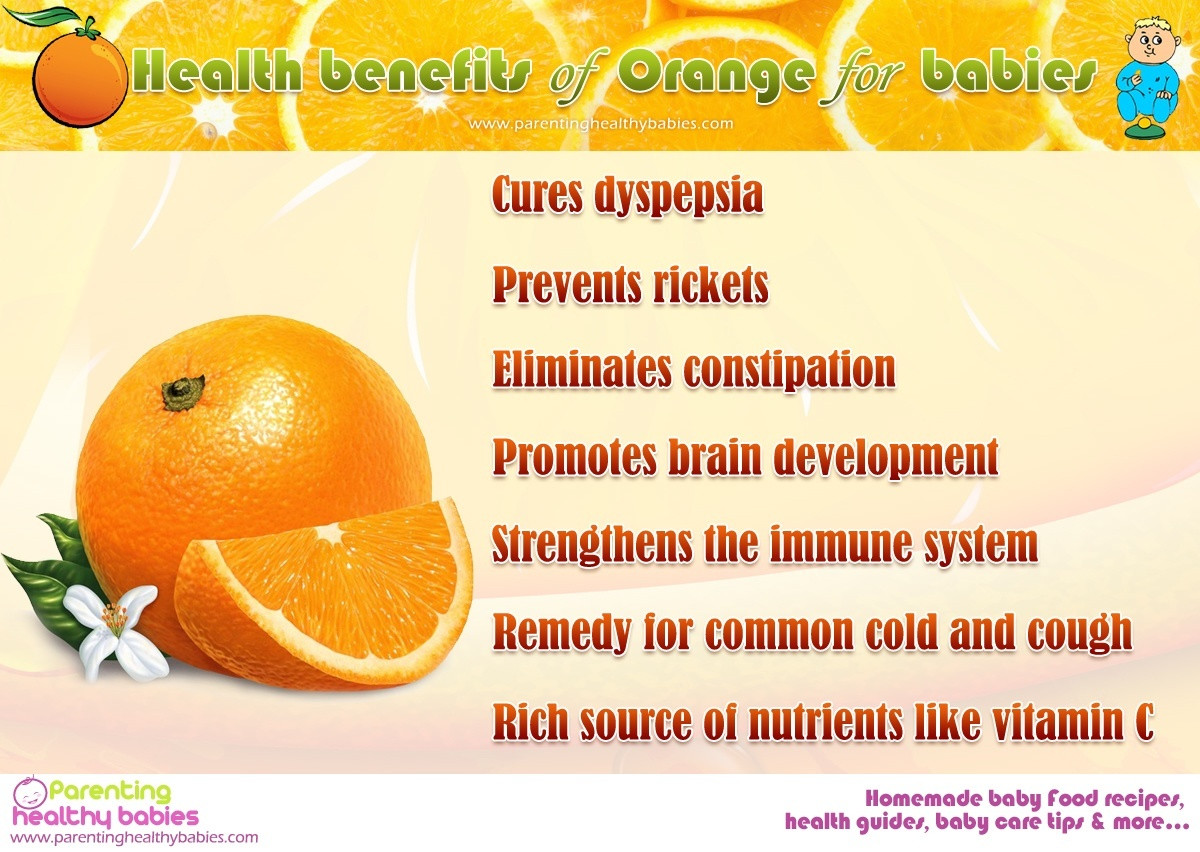 Benefits Of Healthy Snacks
 Health benefits of Oranges in Baby Food