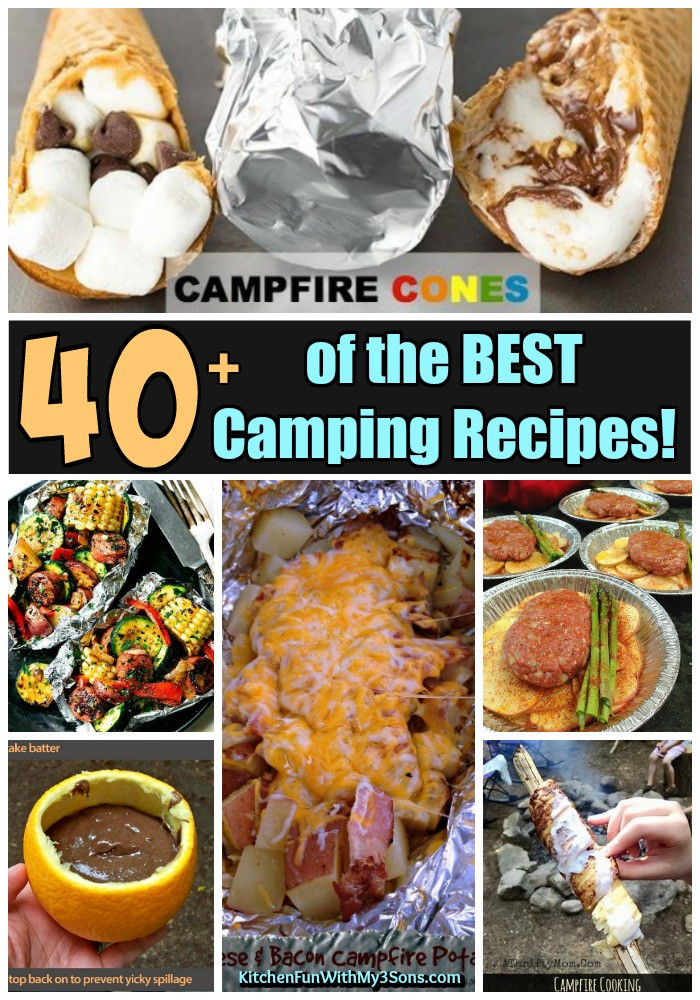 Best Camping Dinners
 40 of the BEST Camping Recipes Kitchen Fun With My 3 Sons