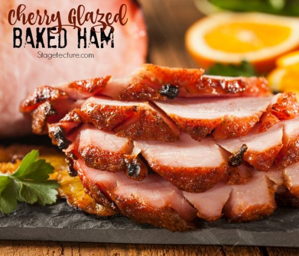 Best Easter Ham Recipe
 Easter Ham Dinner Cherry Glazed Baked Ham Recipe
