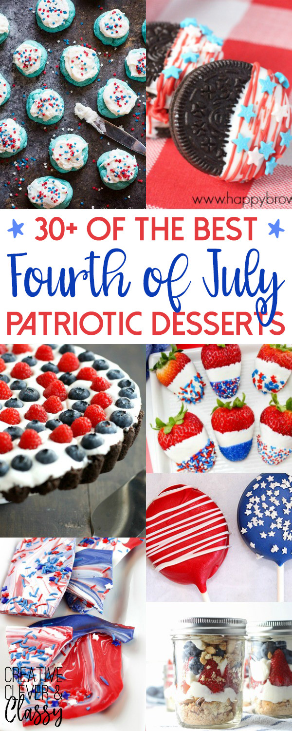 Best Fourth Of July Desserts
 30 of the Best Patriotic Fourth of July Desserts for the