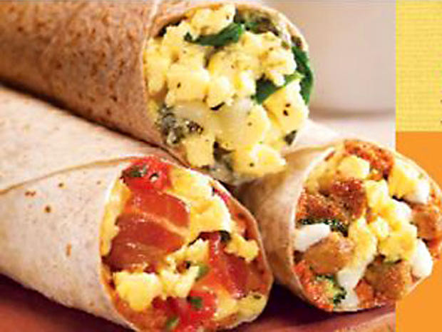 Best Healthy Fast Food Breakfast
 1 Spinach florentine breakfast wrap Cosi Healthiest