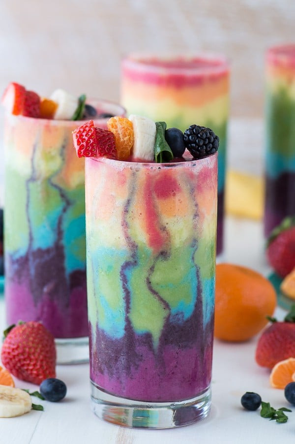 Best Healthy Fruit Smoothies
 Rainbow Smoothie