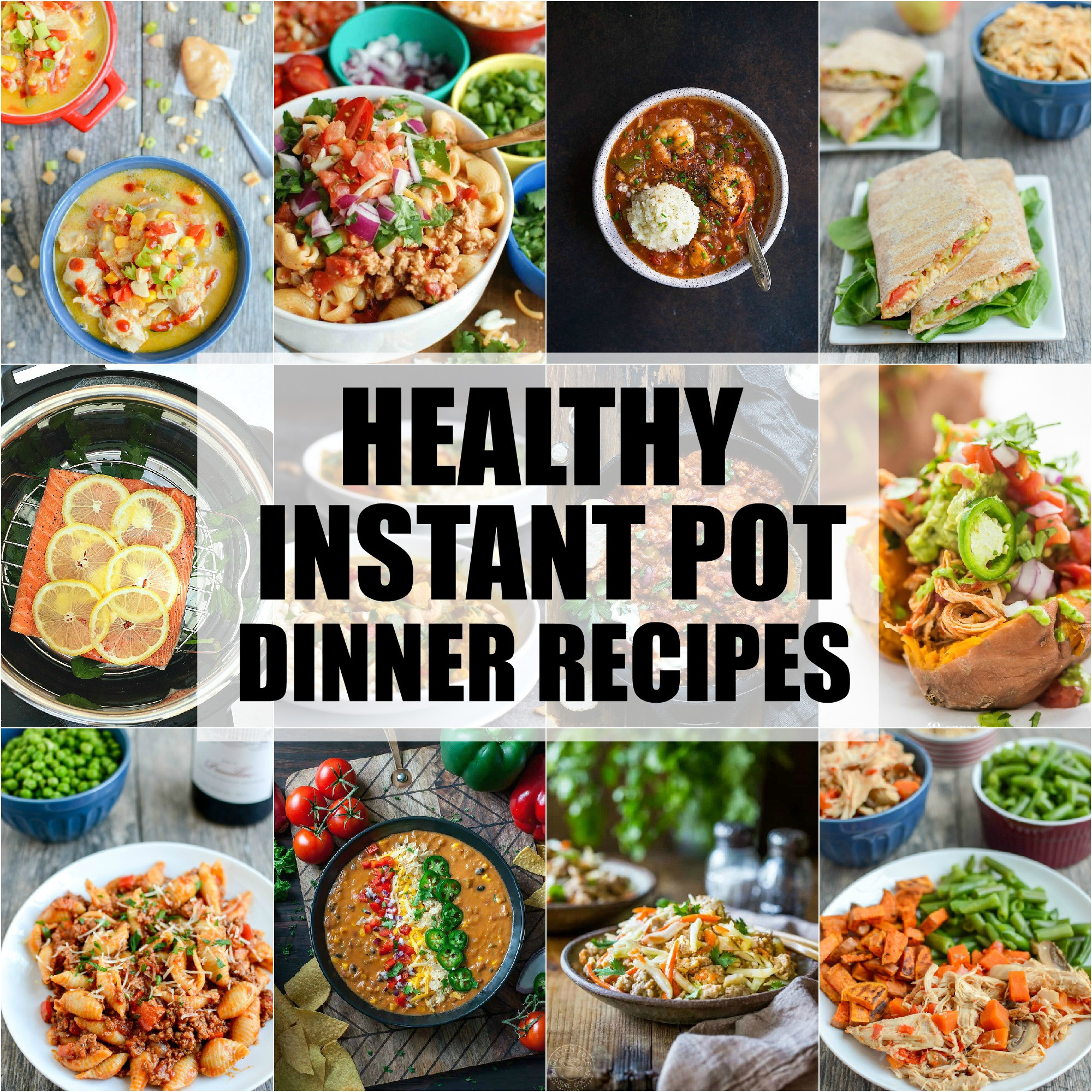 Best Healthy Instant Pot Recipes
 Healthy Instant Pot Dinner Recipes