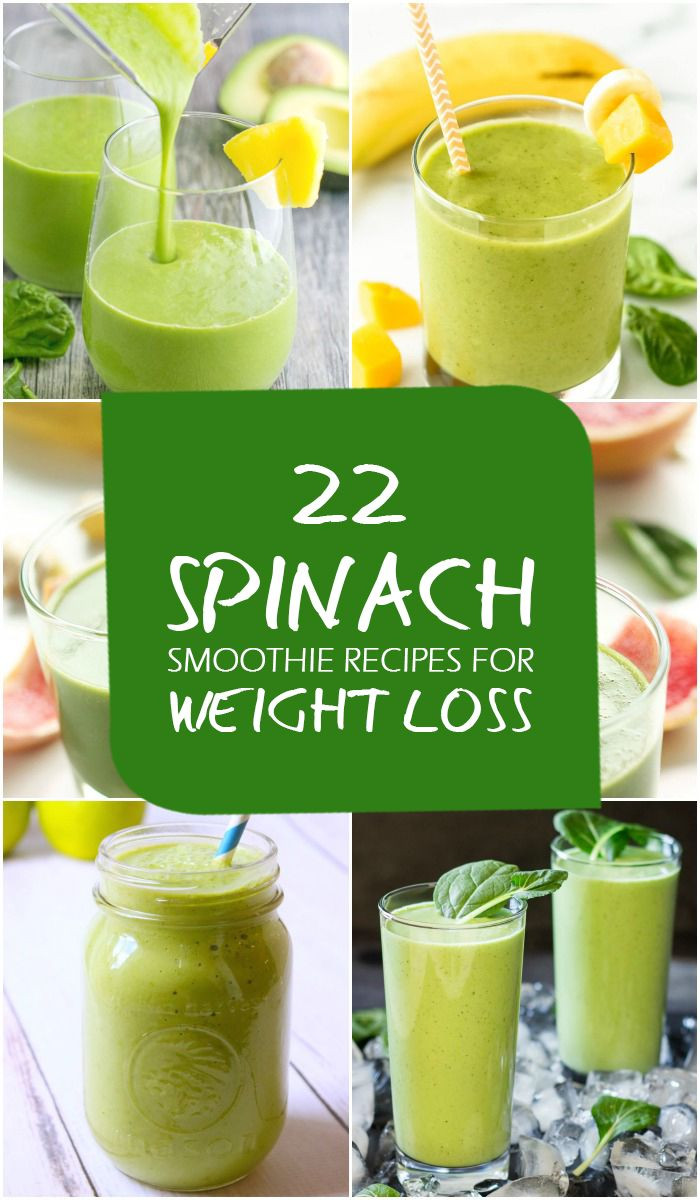 Best Healthy Smoothie Recipes
 22 Best Spinach Smoothie Recipes for Weight Loss