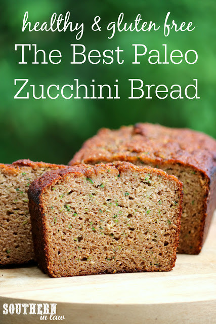 Best Healthy Zucchini Bread
 Southern In Law Recipe The Best Paleo Zucchini Bread