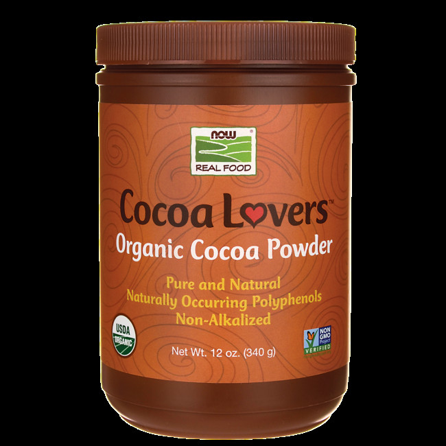 Best Organic Cocoa Powder
 NOW Foods Organic Cocoa Powder 12 oz 340 g Pwdr