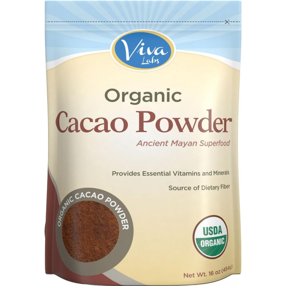Best Organic Cocoa Powder
 Buy Viva Labs The BEST Tasting Certified Organic Cacao
