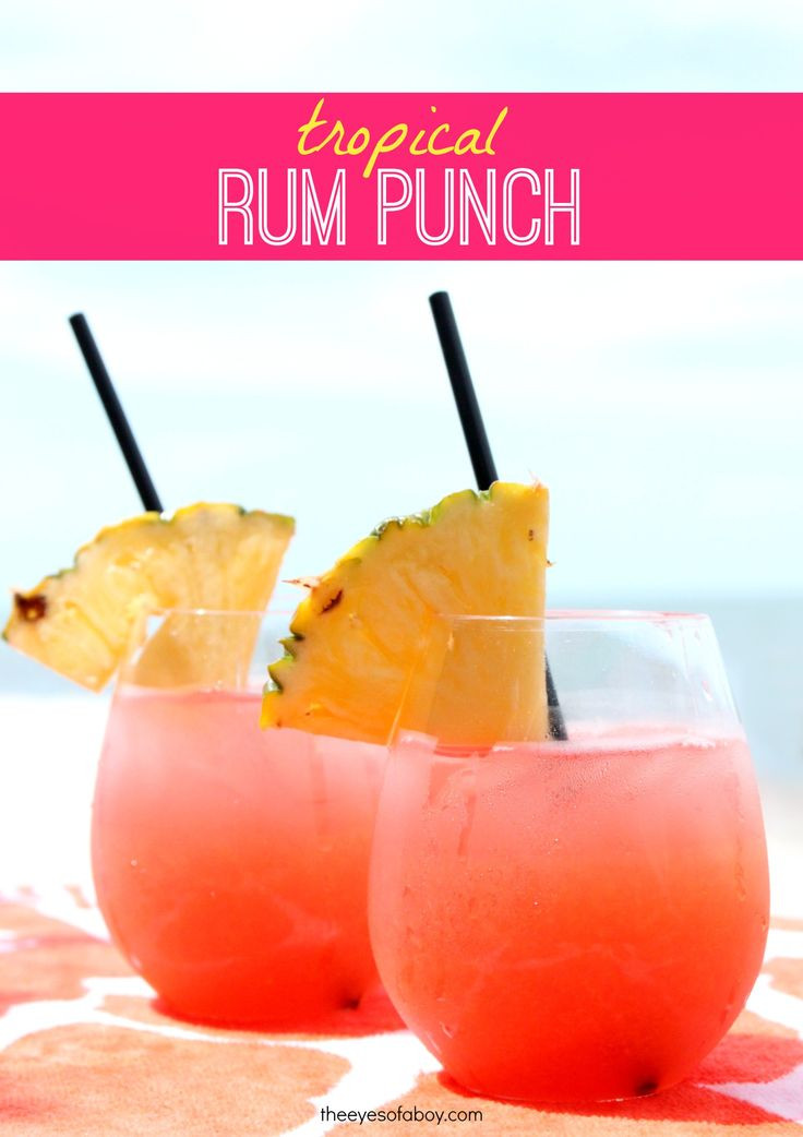 Best Rum Drinks For Summer
 25 Best Ideas about Rum Punch Recipes on Pinterest