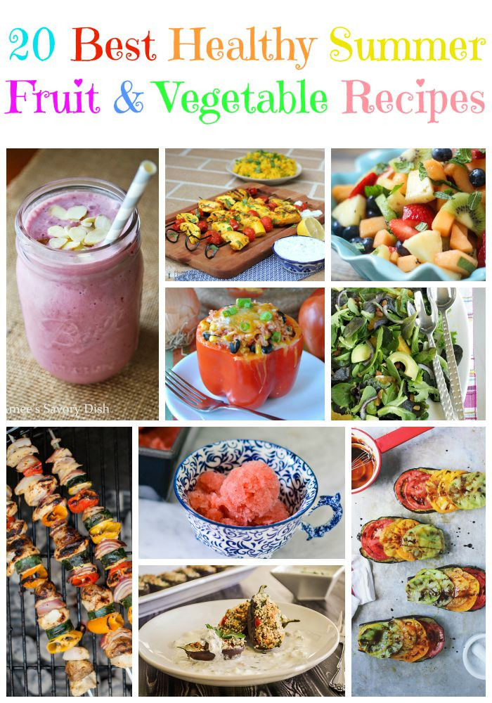 Best Summer Vegetarian Recipes
 The Best 20 Healthy Summer Fruit and Ve able Recipes