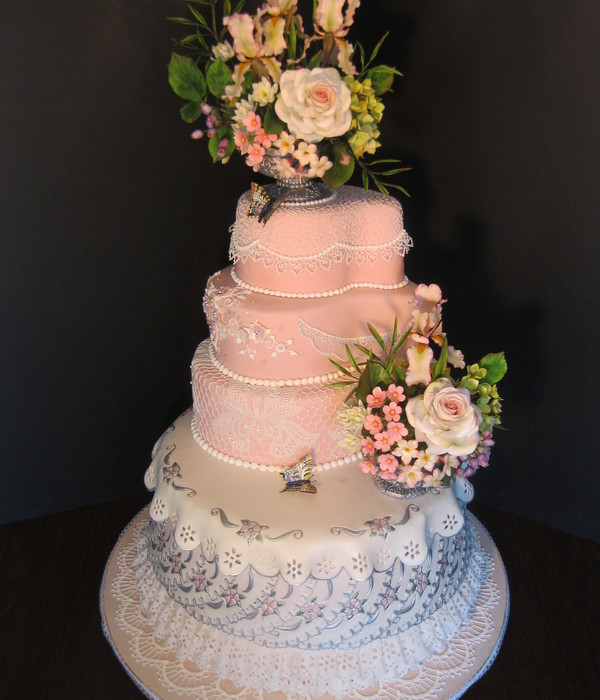 Best Wedding Cakes In San Diego
 Top Lace Cakes CakeCentral