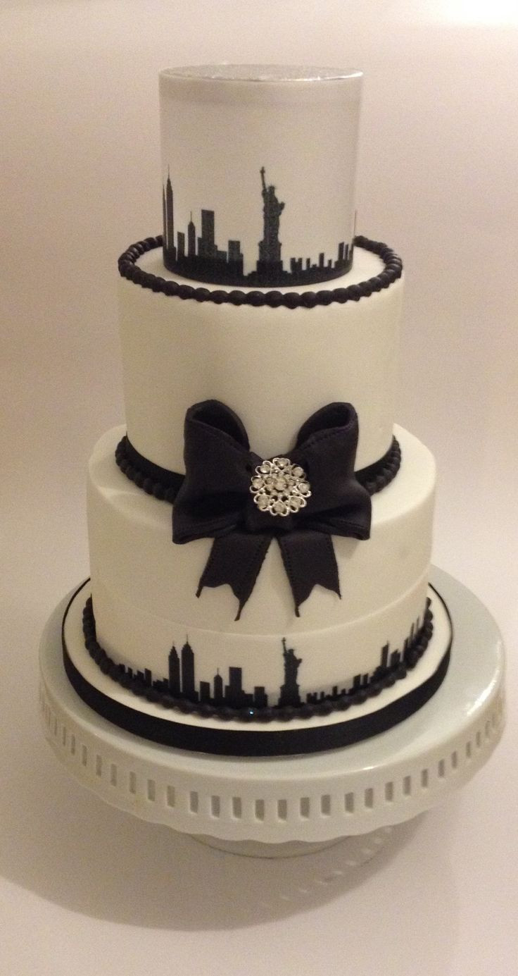 Best Wedding Cakes Nyc
 358 best City Cakes images on Pinterest