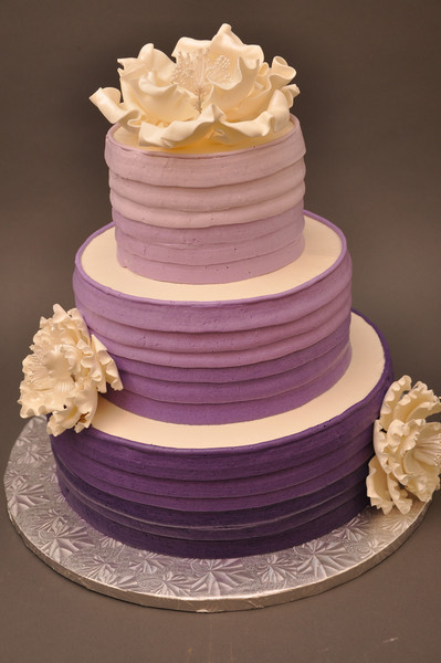 Bethel Bakery Wedding Cakes
 Ombre Buttercream Bethel Park wedding cake