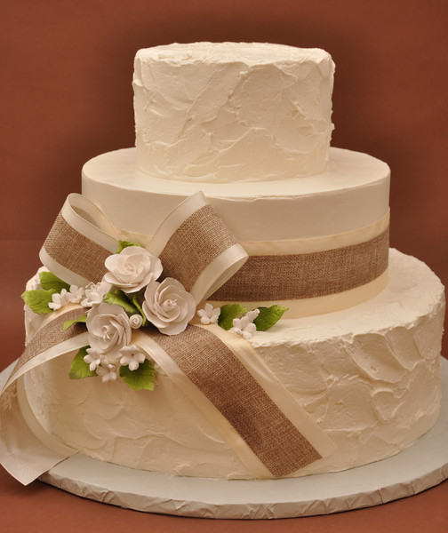 Bethel Bakery Wedding Cakes
 Pure And Simple With Burlap Bethel Park