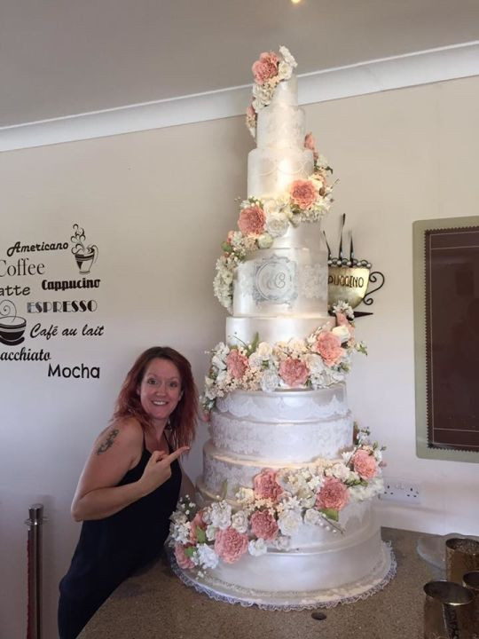 Biggest Wedding Cakes Ever
 The Biggest Wedding Cake I ve ever made cake by Dusica