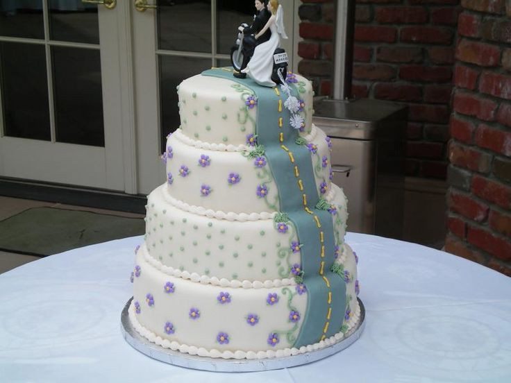 Biker Wedding Cakes
 14 best images about Wedding Cakes on Pinterest