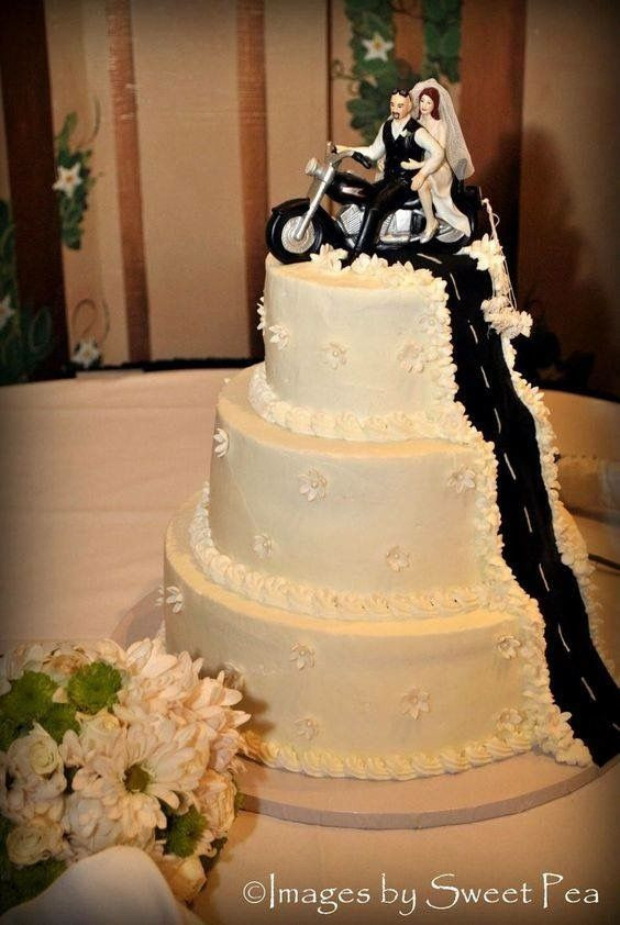 Biker Wedding Cakes
 9 best Biker wedding ideas images on Pinterest