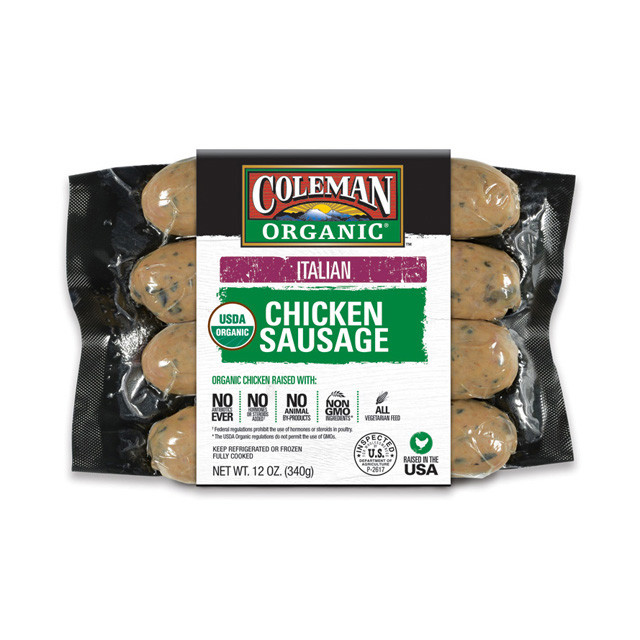 Bilinski'S Organic Chicken Sausage
 Italian Sausage and Pepper Skillet