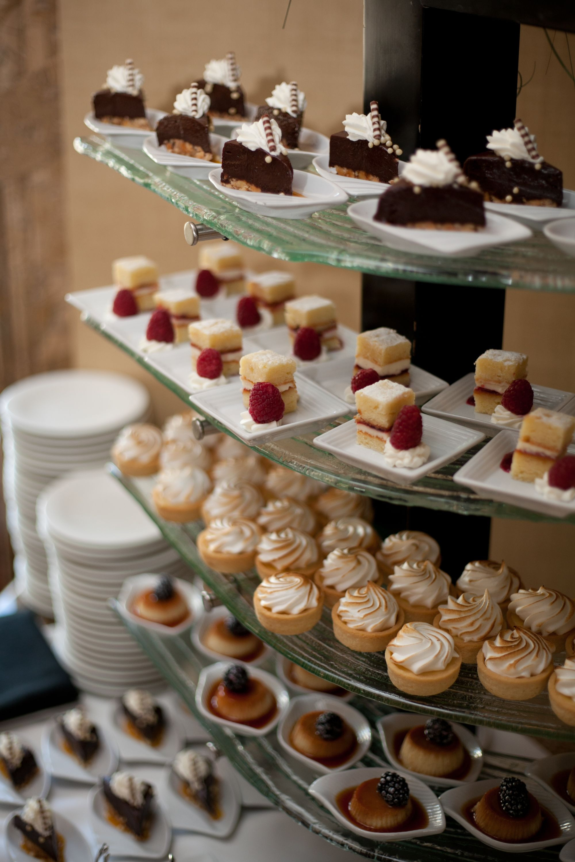 Bite Size Desserts For Weddings
 Have a Bite Sized Dessert Display instead of a Groom s