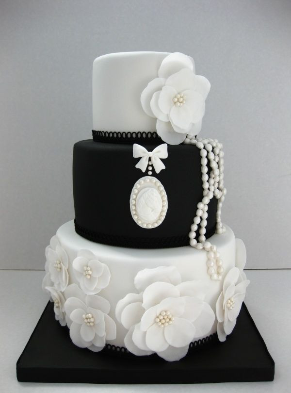 Black And White Wedding Cake
 Southern Blue Celebrations Black & White Wedding Cake Ideas