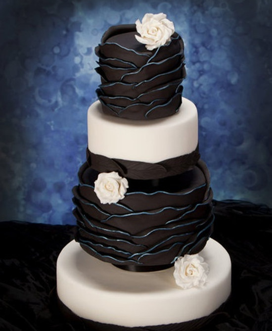 Black And White Wedding Cake
 Special WednesdayUnique Wedding Cakes For You