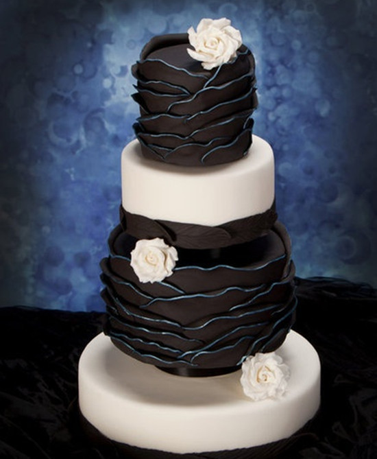 Black And White Wedding Cakes
 Special WednesdayUnique Wedding Cakes For You