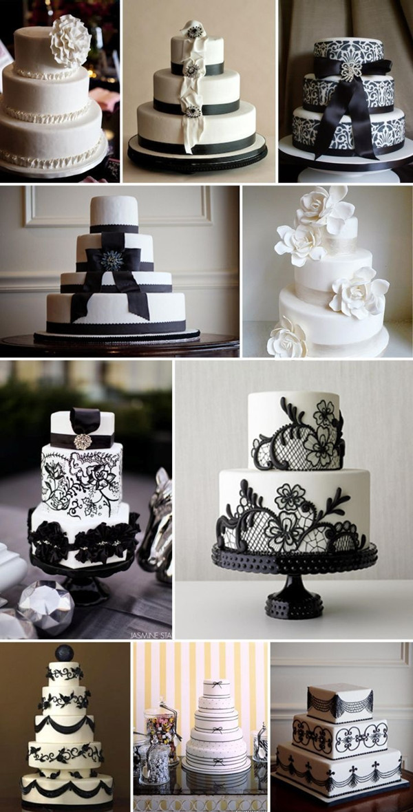 Black And White Wedding Cakes
 How To Plan A Black And White Wedding