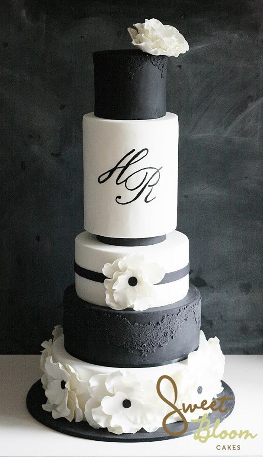 Black and White Wedding Cakes the 20 Best Ideas for Black and White Wedding theme Wedding Ideas by Colour