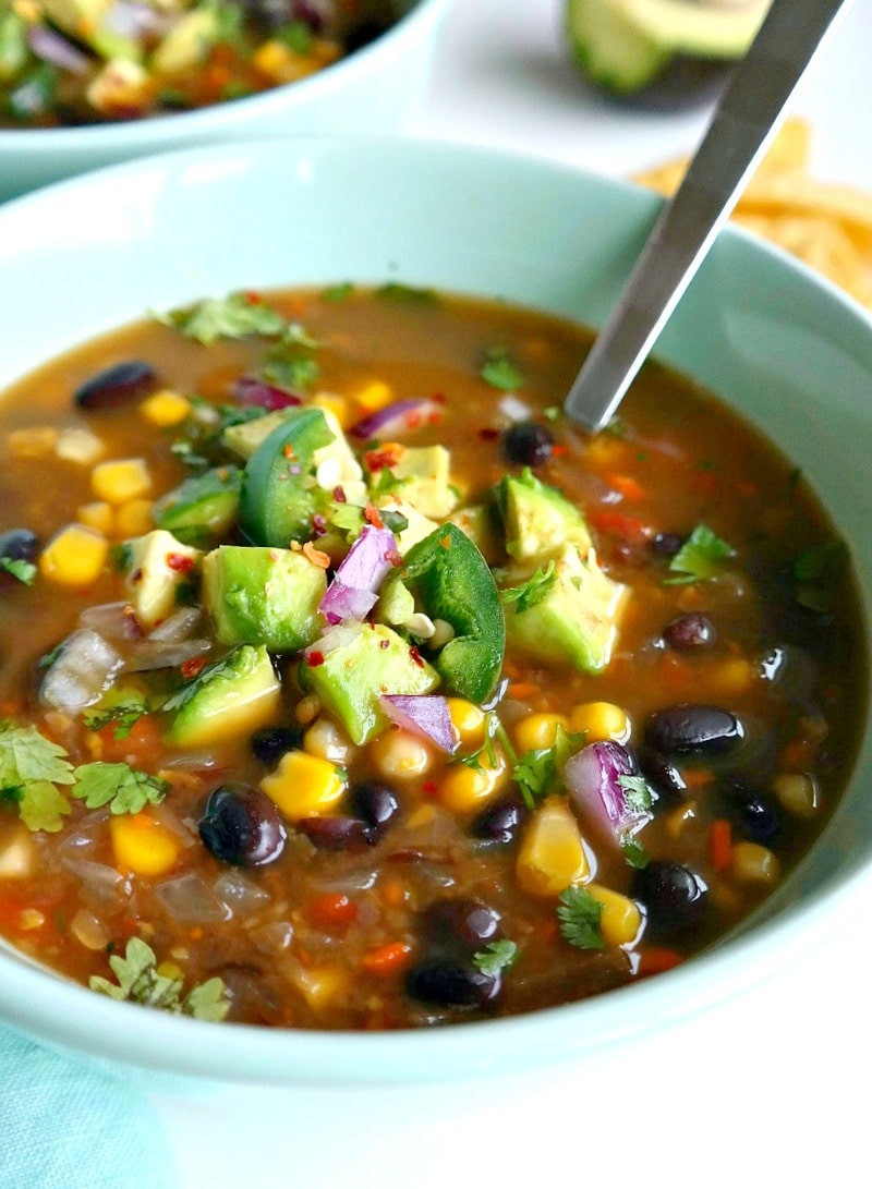 Black Bean Recipes Healthy
 Spicy Vegan Black Bean Soup The Glowing Fridge