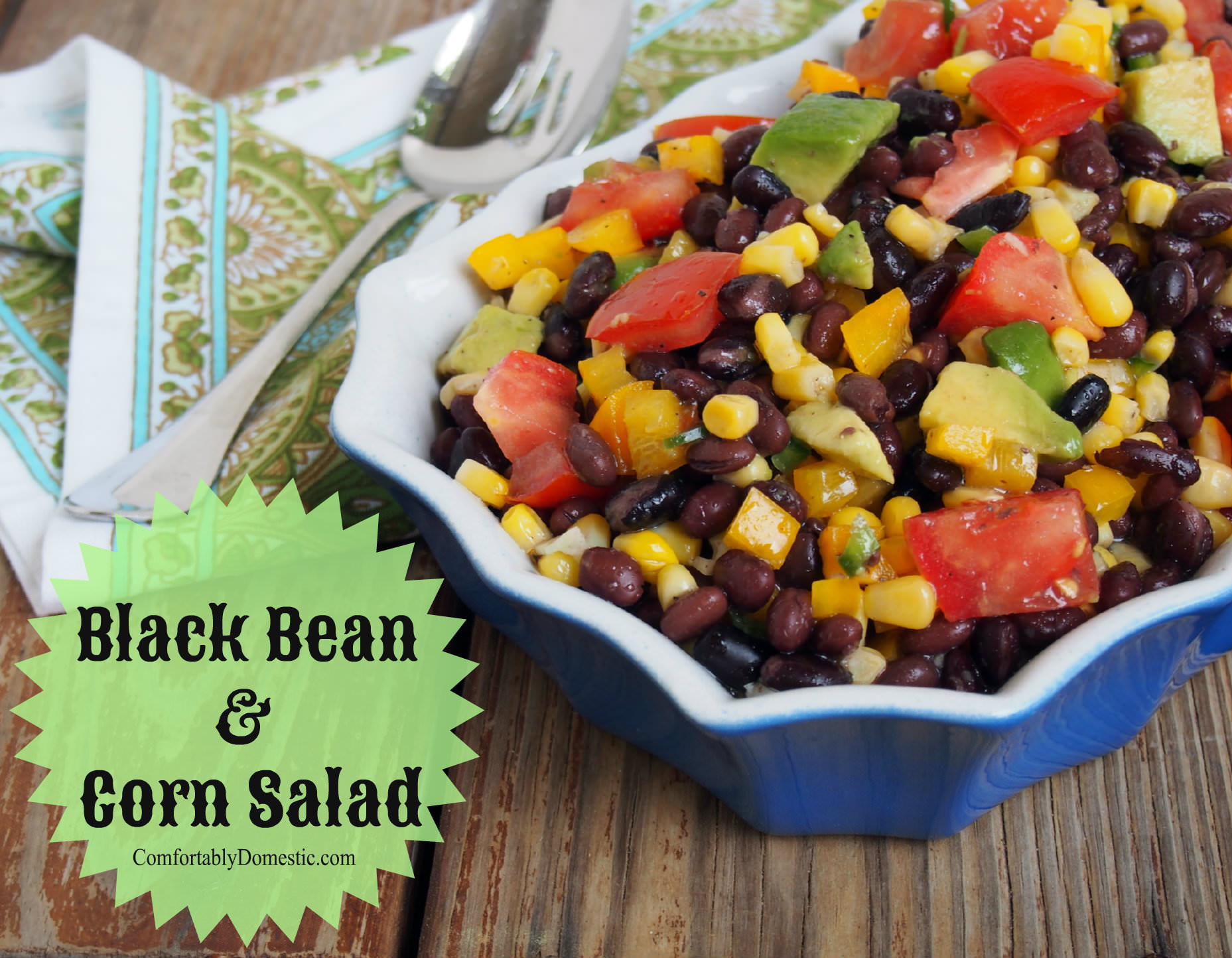 Black Bean Salad Recipes Healthy
 Black Bean Corn Salad Healthy Recipes fortably Domestic