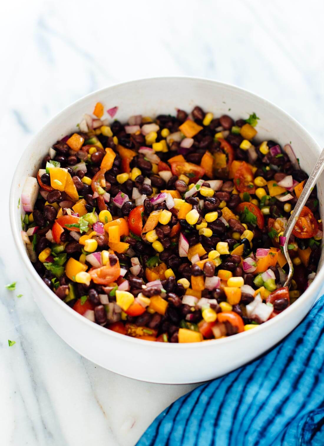 Black Bean Salad Recipes Healthy
 Fresh Black Bean Salad Recipe Cookie and Kate