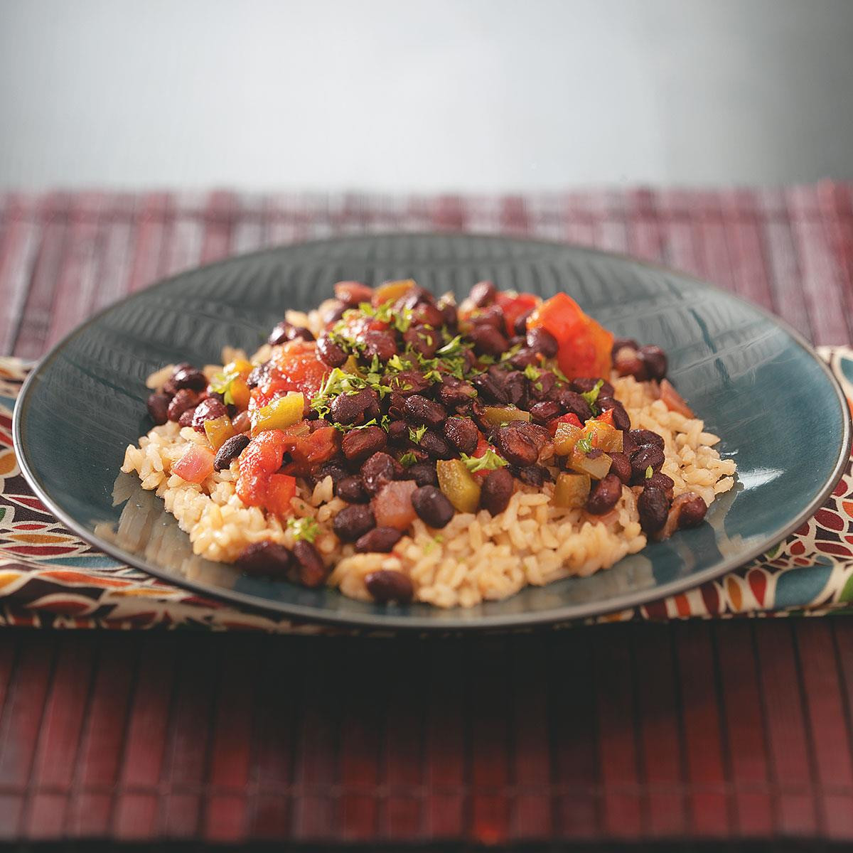 Black Beans And Brown Rice Healthy
 Black Beans with Brown Rice Recipe