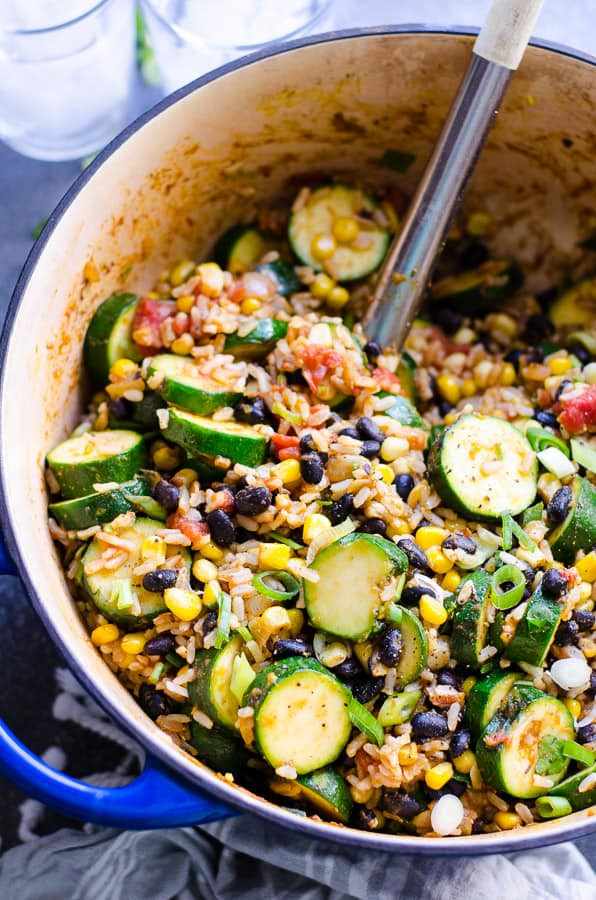 Black Beans And Brown Rice Healthy
 Tex Mex Rice and Beans with Zucchini iFOODreal Healthy