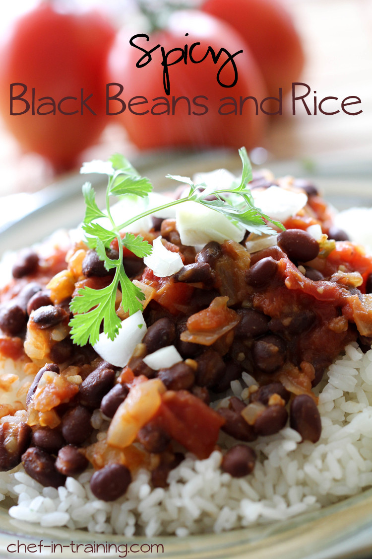 Black Beans And Rice Healthy
 Spicy Black Beans and Rice Chef in Training