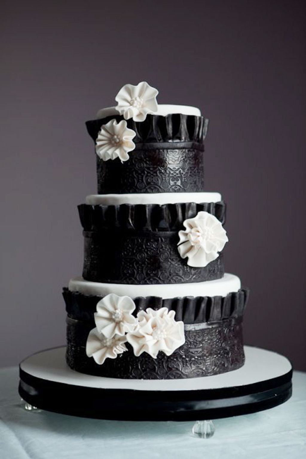 Black Wedding Cakes
 Black Cake For Wedding Wedding Cake Cake Ideas by