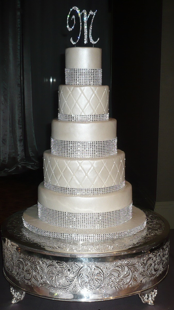 Bling Wedding Cakes
 Monika Bakes Custom Cakes Portfolio weddings 3d cakes