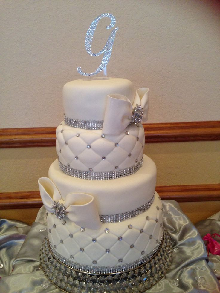 Bling Wedding Cakes
 Bling wedding cake Wedding Pinterest