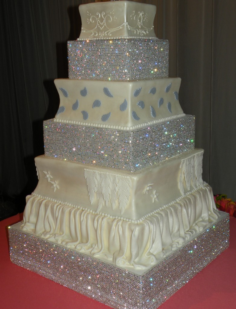 Bling Wedding Cakes
 Give Your Cake Some Bling