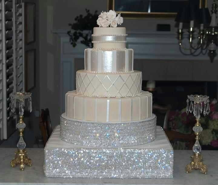 Blinged Out Wedding Cakes
 Blinged out Wedding Cake