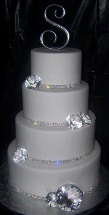 Blinged Out Wedding Cakes
 Blinged out wedding cake Food ♥ Pinterest