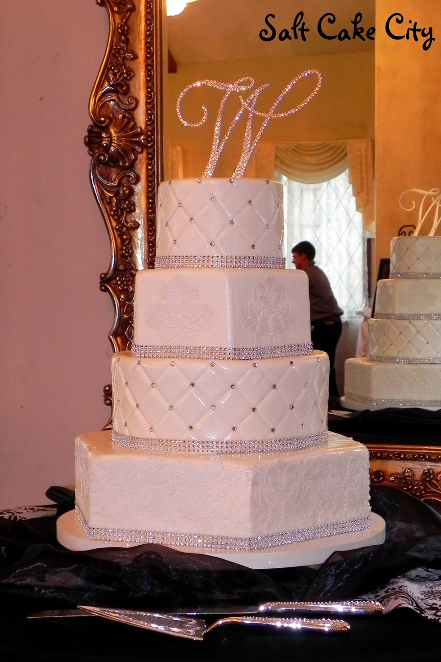 Blinged Out Wedding Cakes the top 20 Ideas About Blinged Out Wedding Cake Cakecentral